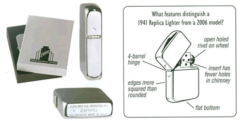 Zippo 1941 Replica - Beschreibung und Details