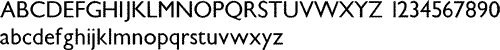 Gravurschriftart Gill-Sans