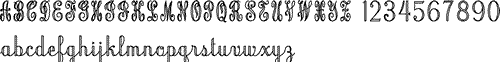 Gravurschriftart Monograms-2L