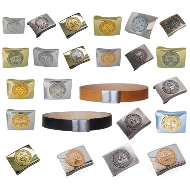 Koppelschlösser und Koppelgürtel mit Handwerks- und Zunftmotiven Koppelschlösser und Koppelgürtel mit Handwerks- und Zunftmotiven