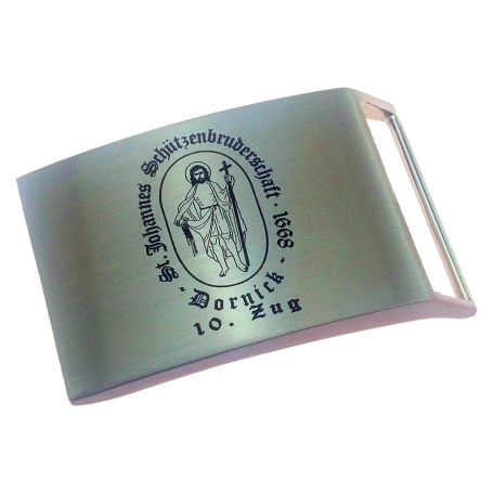 Gürtelschnalle mit Motivgravur - Beispiel #1 Gürtelschnalle mit Motivgravur - Beispiel #1